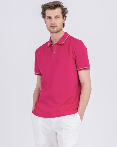 Embroidered Logo Cotton Pique Polo