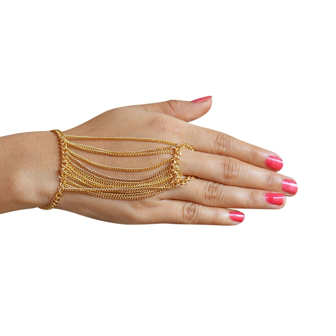 Multi-Strand Gold Statement Bracelet – Designed by Stacey Jewelry, LLC