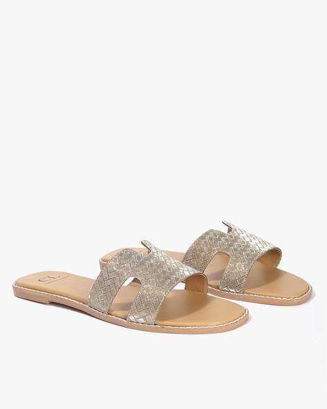 Basket Weave Flat sandals