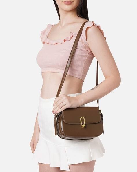 TWENTY DRESSES Solid Sling Bag