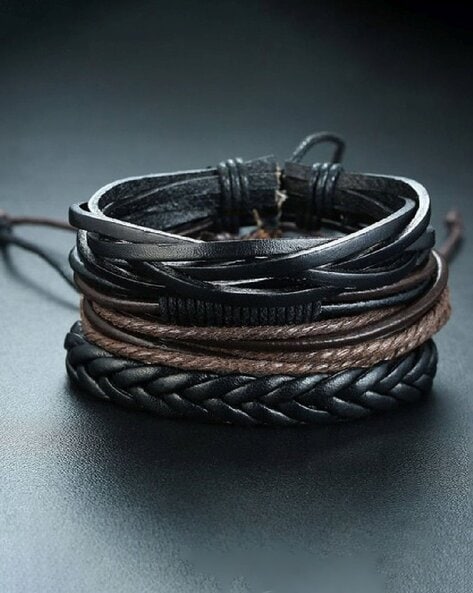 Buy Multicoloured Bracelets & Kadas for Men by University Trendz Online