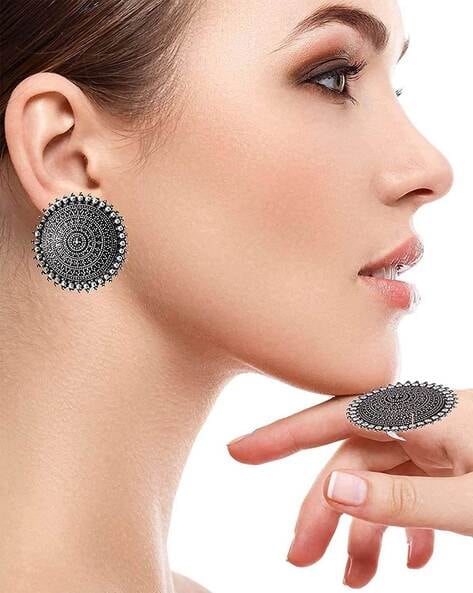 Cheap silver hot sale stud earrings