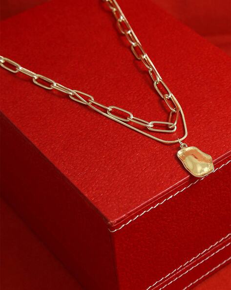 Cartier Santos Love Diamond Drop Necklace in 18k White Gold - Etsy