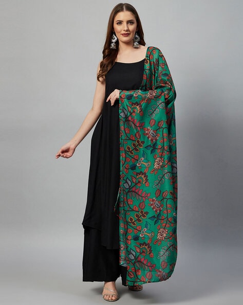 Floral Silk Dupatta Price in India