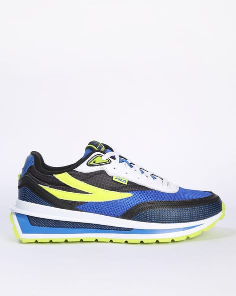 Buy Fila Fila Shoes Blue Colour Buy FILA Men Black Blue Running
