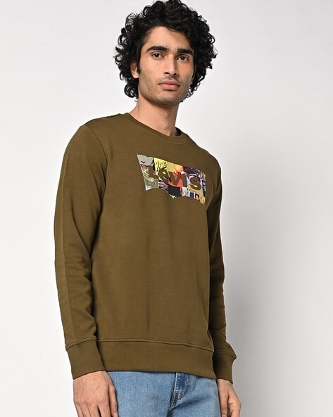 Buy Olive Green Sweatshirt & Hoodies for Men by LEVIS Online 