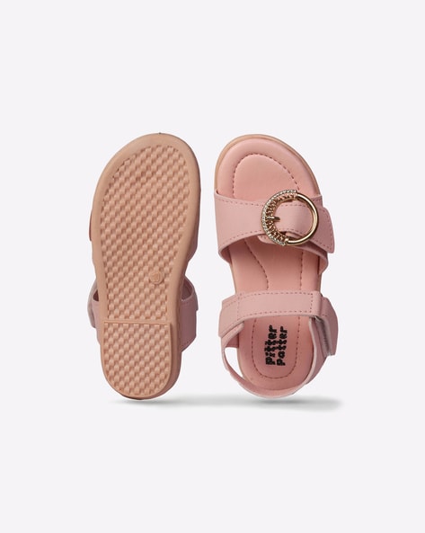 Buy Pink Sandals for Girls by PITTER PATTER Online Ajio