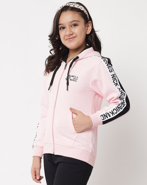 Pink hotsell jacket hoodie