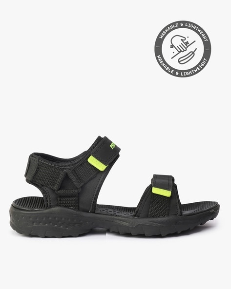 Double Strap Slip On Sandals with Velcro Closure