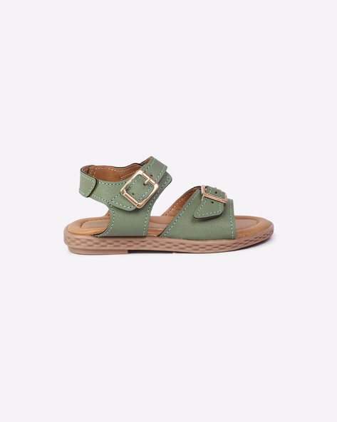 Girls double best sale buckle sandals