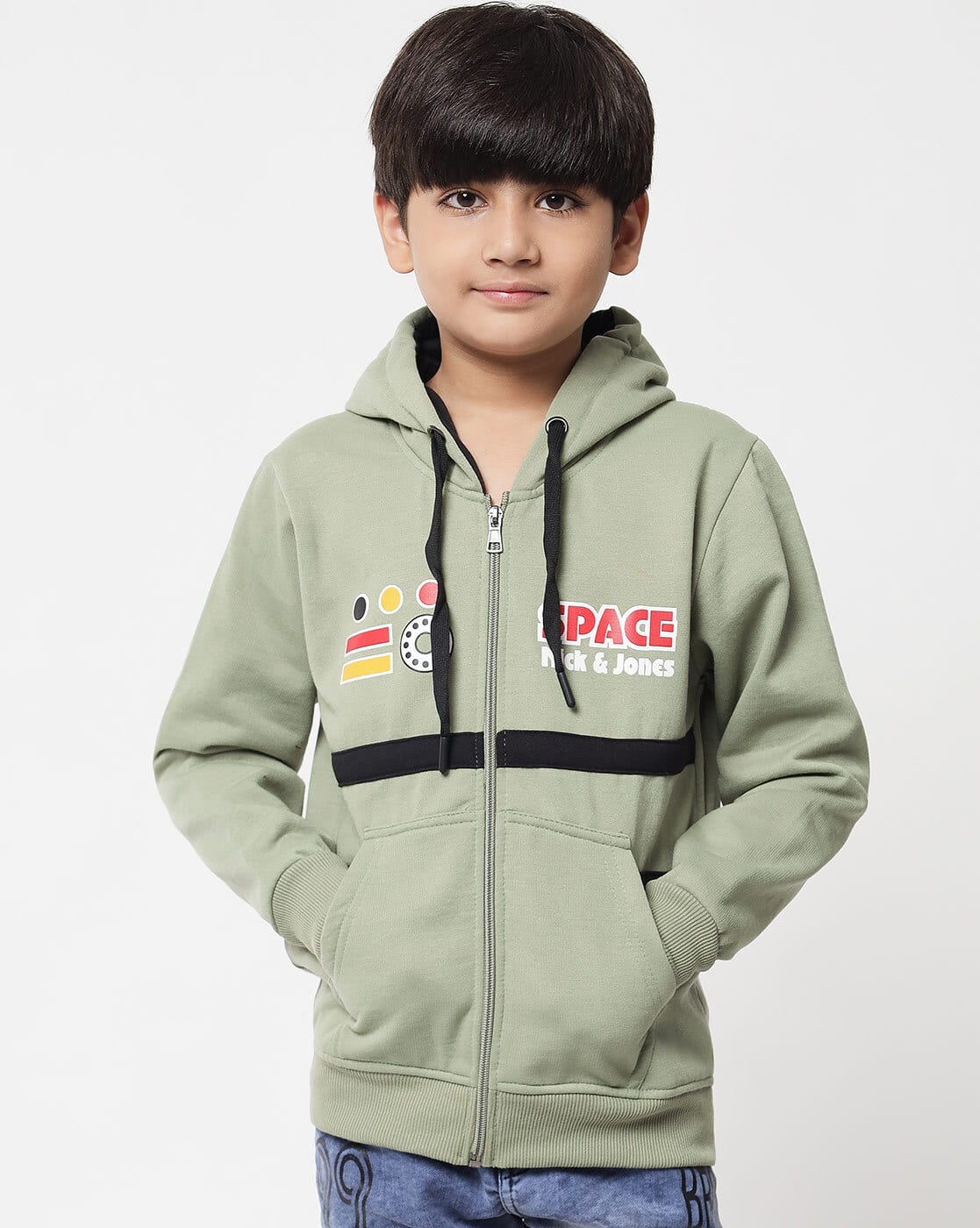 Buy Olive Sweatshirts & Hoodie for Boys by NICK & JONES Online
