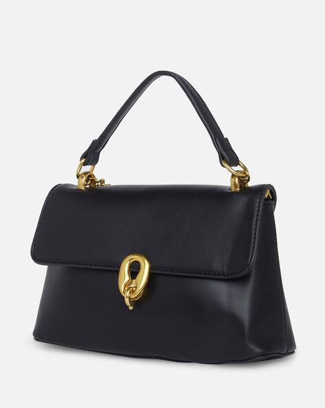 TWENTY DRESSES Solid Sling Bag with Chain Strap
