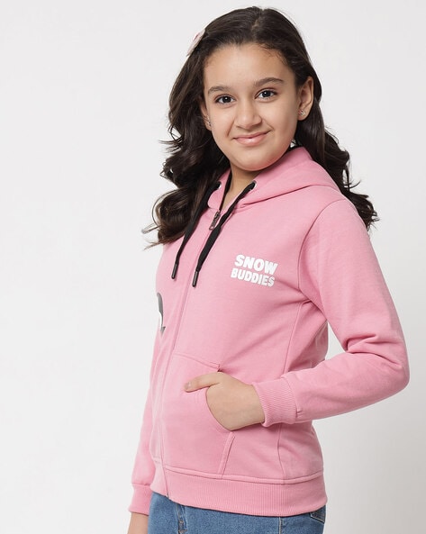 Zip-Front Hoodie with Contrast Taping