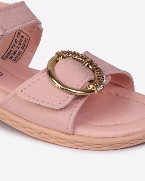 Pink double strap sandals new arrivals