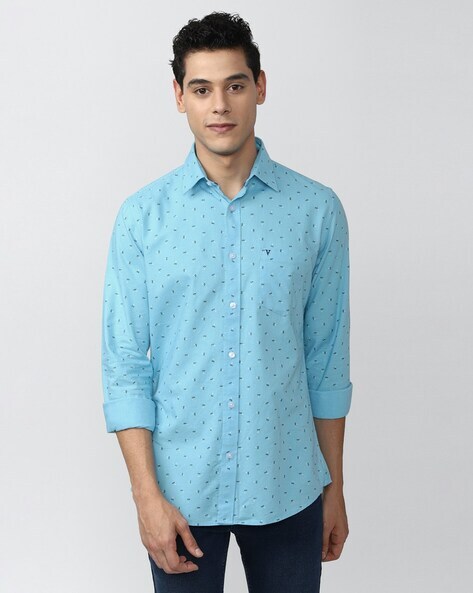 Buy Blue Shirts for Men by VAN HEUSEN Online