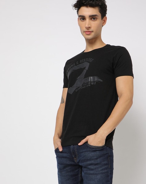 Spykar black t store shirt