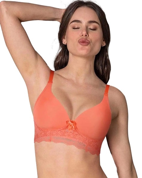 Buy Orange Bras for Women by SHYAWAY Online