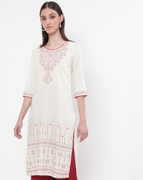 Aurelia off sale white kurta