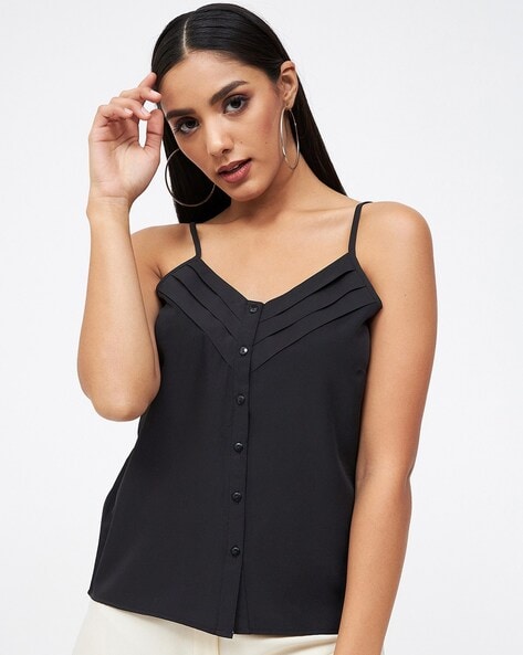 Buy Black Tops for Women by Kibo Online