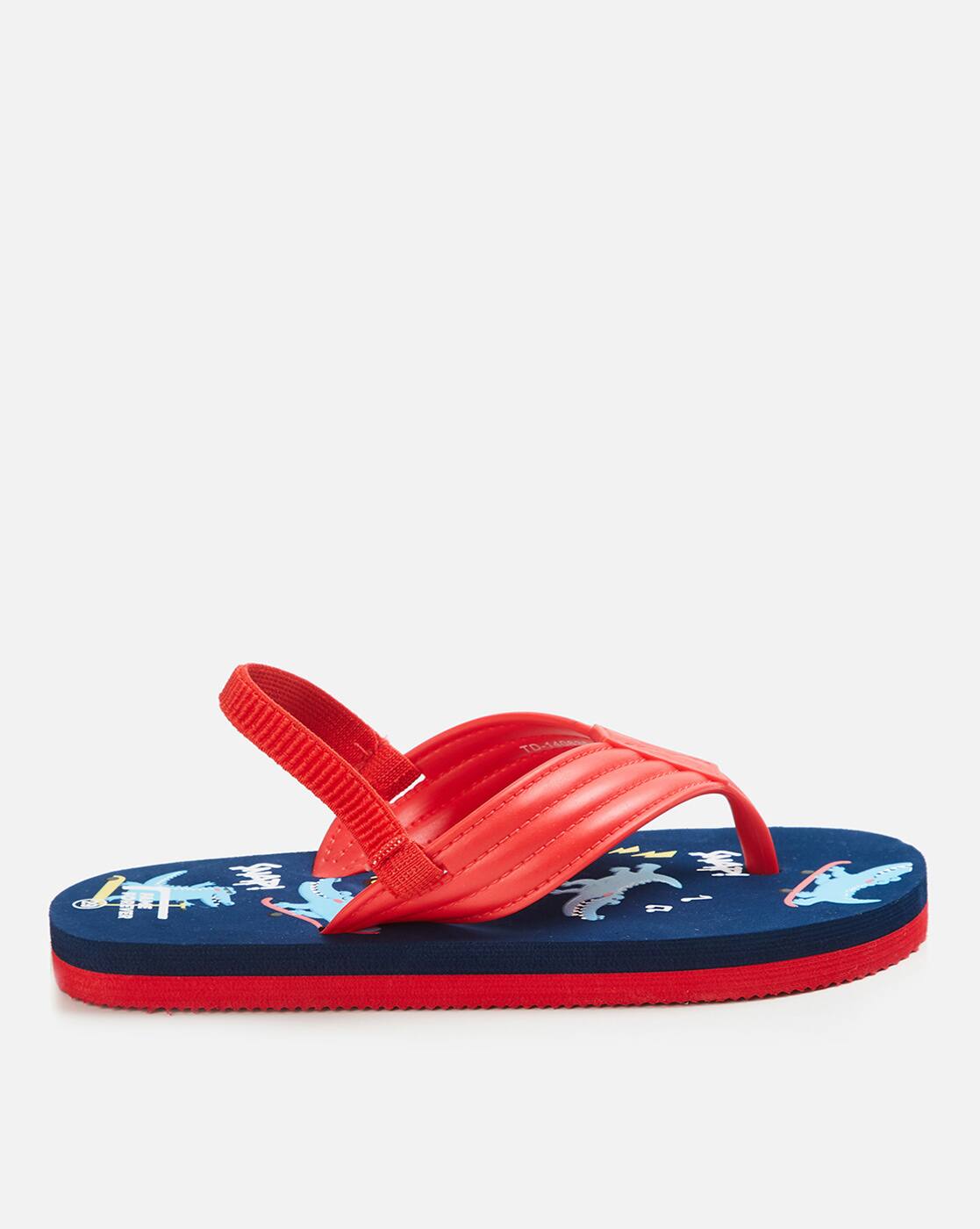 Buy Red Flip Flops u0026 Slipper for Boys by FAME FOREVER BY LIFESTYLE Online |  Ajio.com