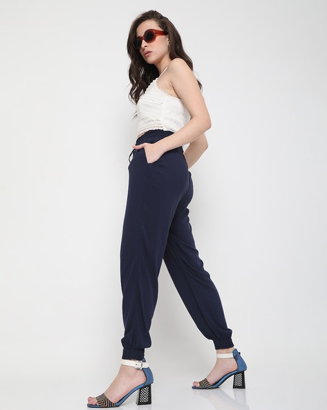 Buy Navy Trousers & Pants for Women by Vero Moda Online