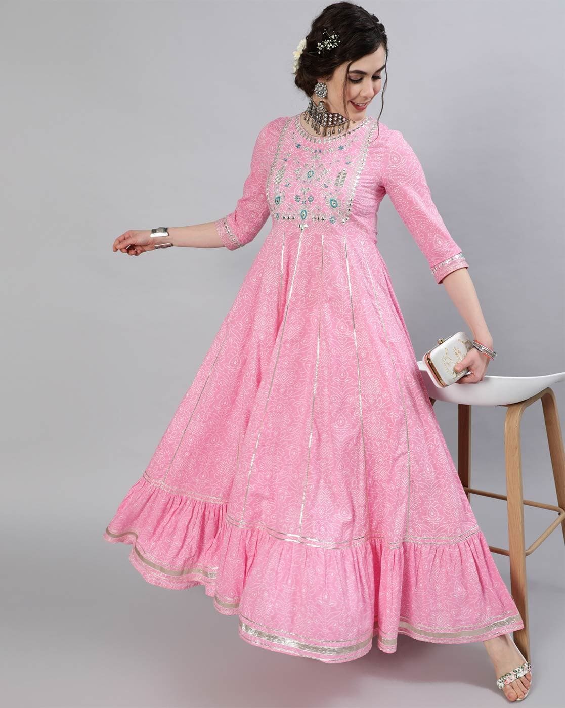 Buy Pink Kurtas for Women by INDIE CLOSET Online | Ajio.com