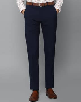 louis philippe Mid-Rise Flat-Front Trousers-picture-48