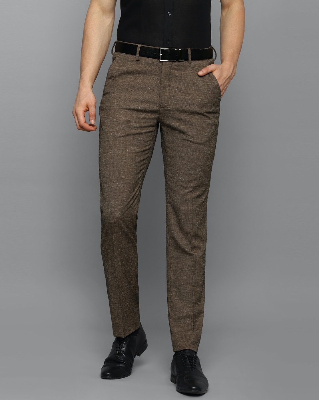Buy SAM  JACK Mens Slim Fit Formal Coffee and Brown Trouser 28 at  Amazonin