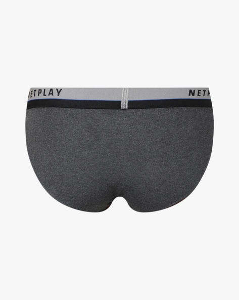 Heathered Briefs with Branding