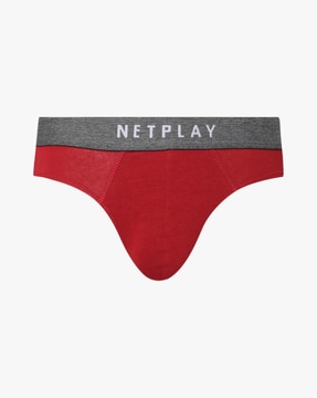 Buy Red Briefs for Men by NETPLAY Online