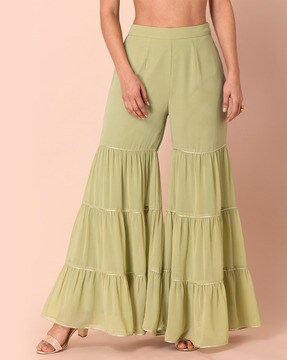 tiered sharara pants