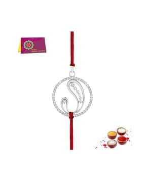 iski uski Sterling Silver Rakhi Cum Pendant-picture-36