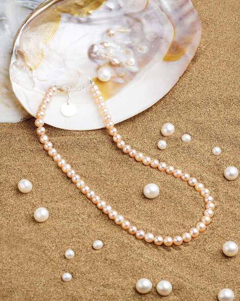 Finest Round White Freshwater Pearl Necklace – Mangatrai Gems & Jewels Pvt  Ltd