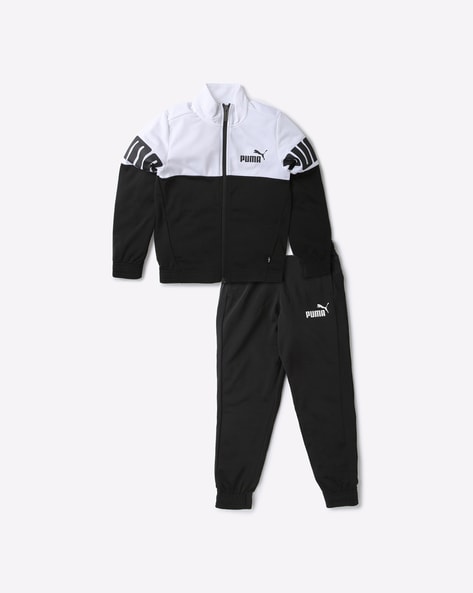 Boys slim hot sale fit tracksuit