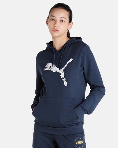 Puma Graphic Print Hooded Sweatshirt