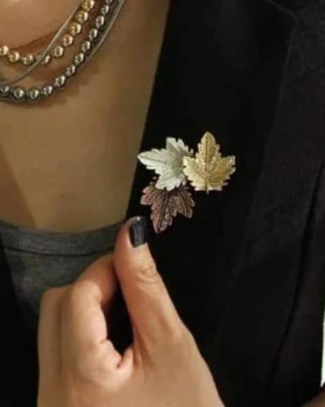 Youbella Gold-Plated Brooch