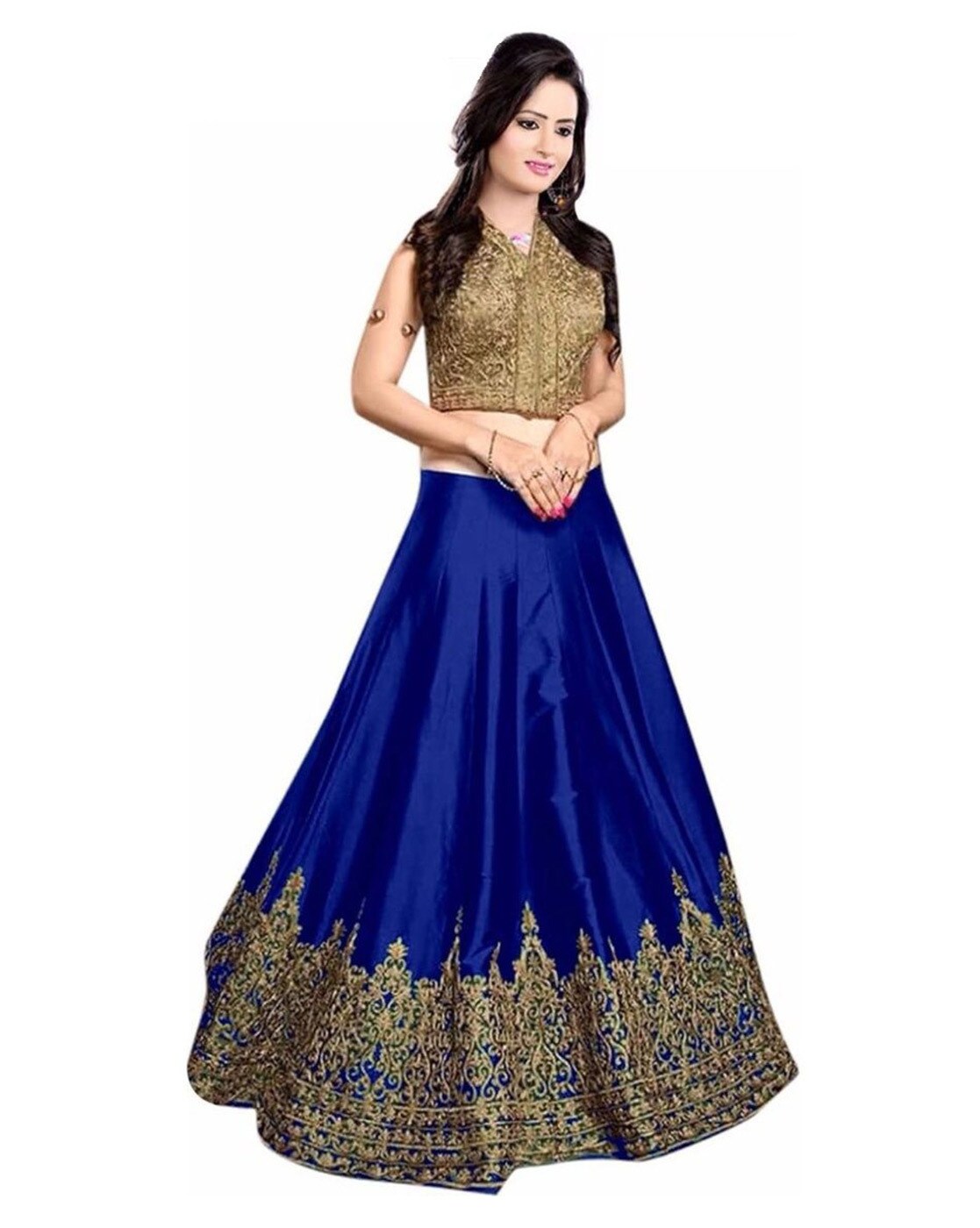 saadhvi embellished flared lehenga choli set