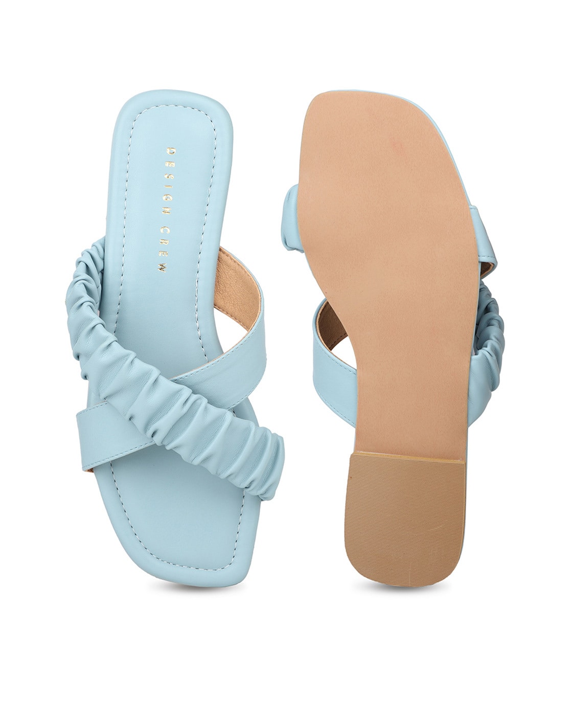 Stradivarius heeled sandals online with padded braid detail