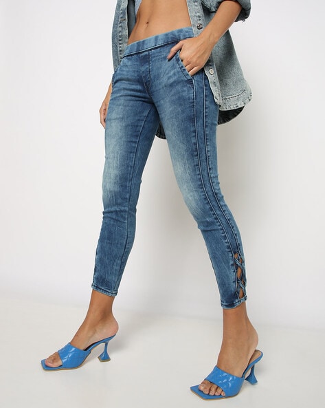 Buy Indigo Jeans Jeggings for Women by DENIZEN WOMENS Online Ajio