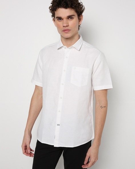 White Shirts For Men on Sale - Buy Mens Dresses Online - AJIO