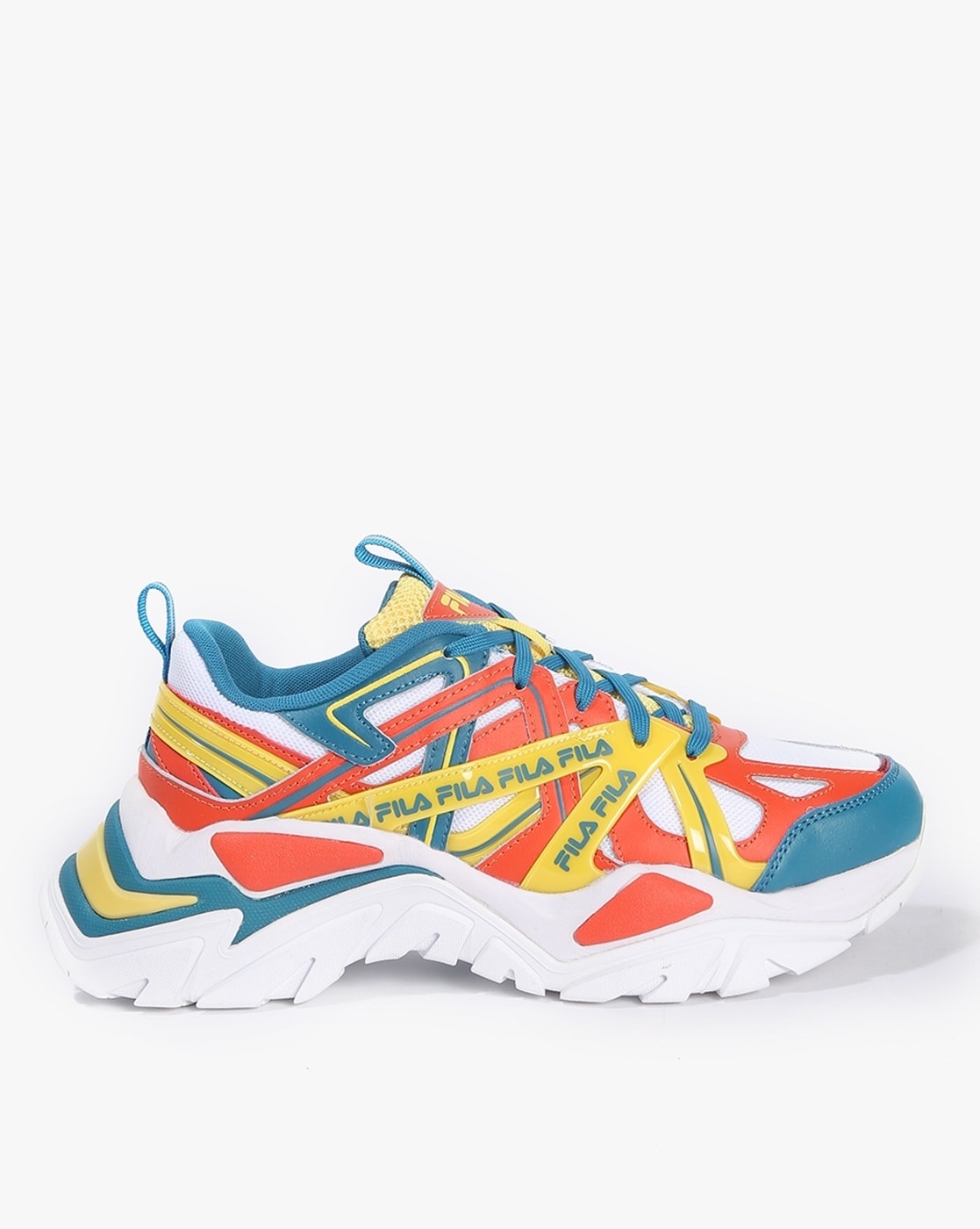 Colourful hot sale fila shoes