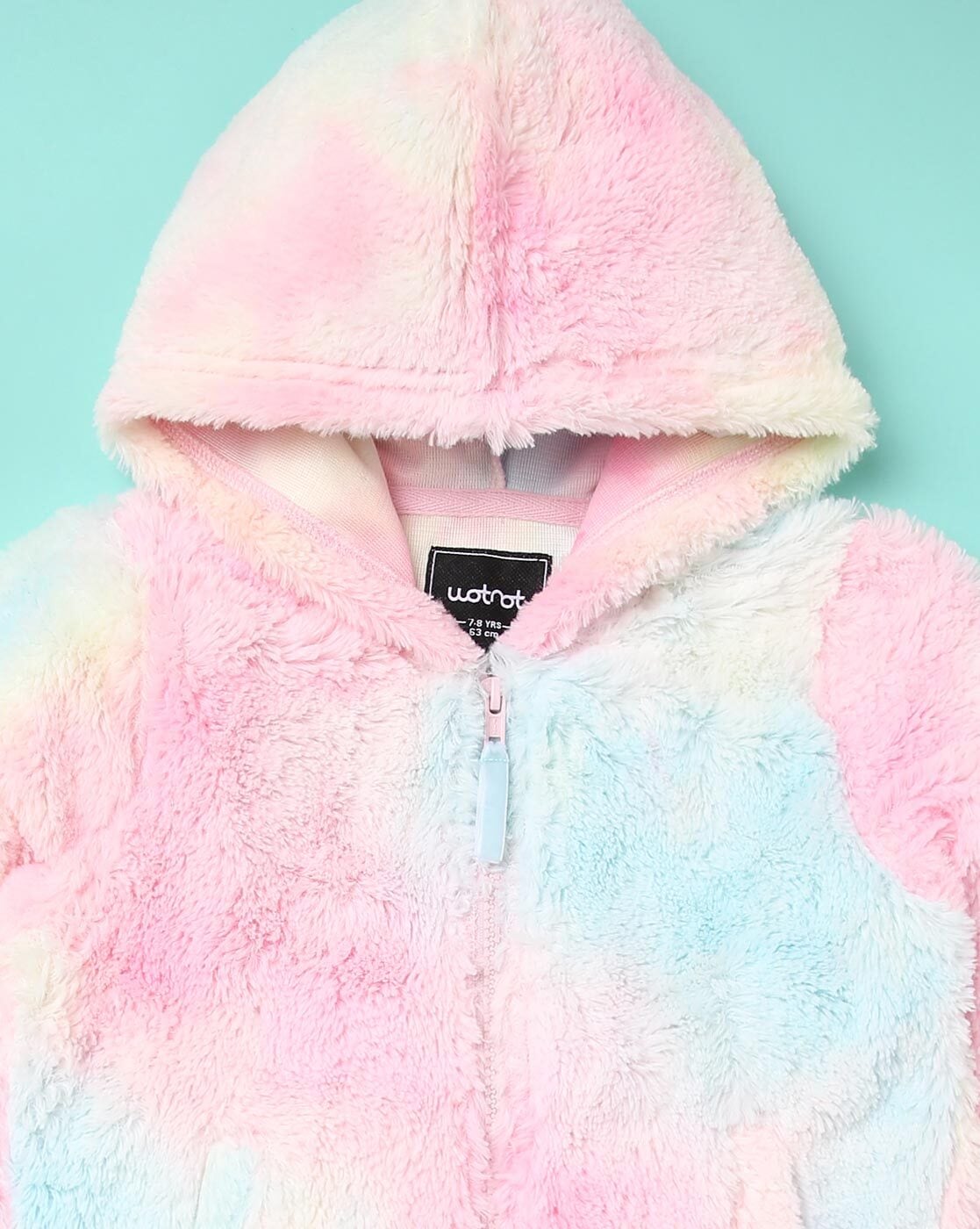 Faux fur pink hoodie best sale