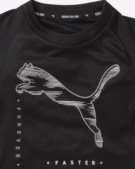 Buy Black- Tshirts for Boys by PUMA Online