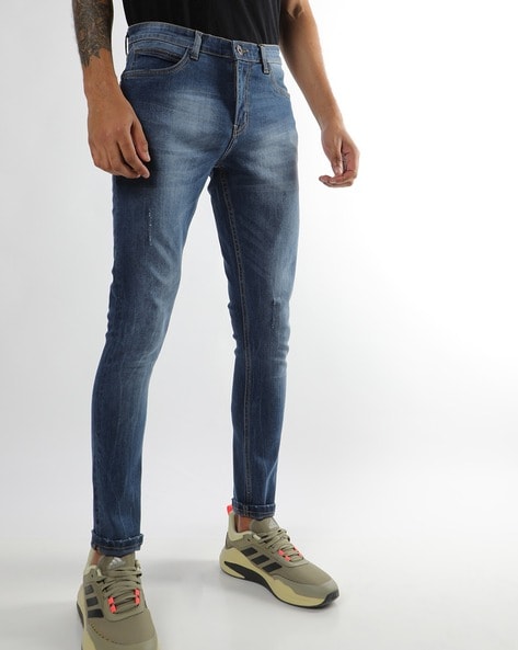 BONELESS Washed Heavily Ripped Jeans - L | Ripped jeans, Clothes design,  Denim fabric