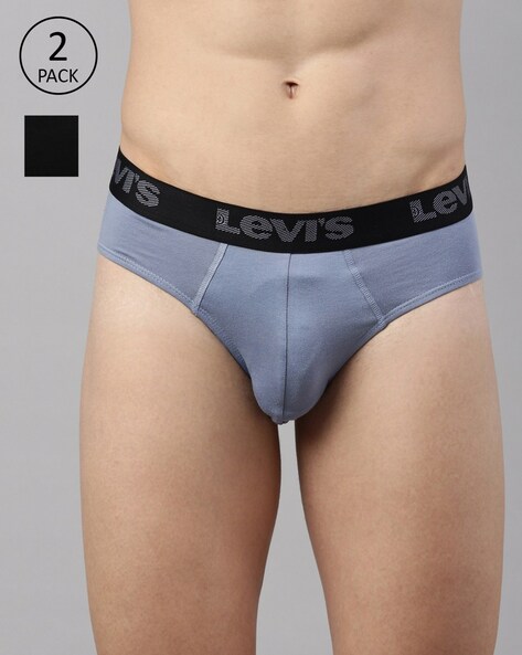 Buy Grey & Black Briefs for Men by LEVIS Online 