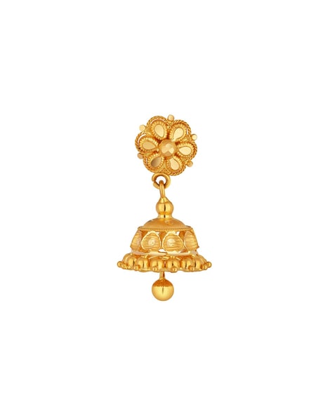 22K Gold Jhumka Earrings – Dubai Jewellers