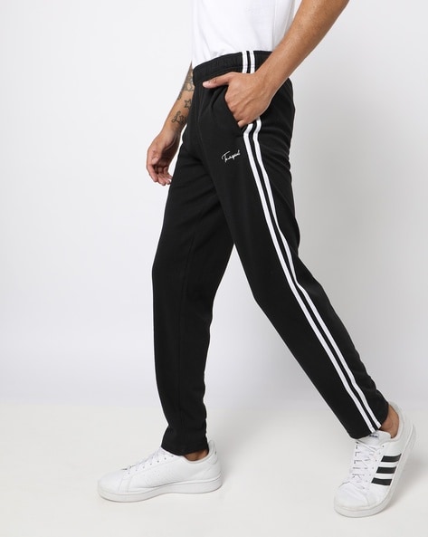 Mens black track pants hot sale