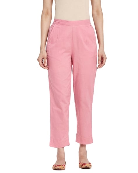 Cambric Tapered Pant with Insert Pockets Price in India