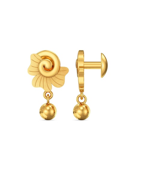 Simple Daily Wear Gold Earring Designs | Casual Wear Gold Earrings | Daily  Use Gold Earrings - YouTube