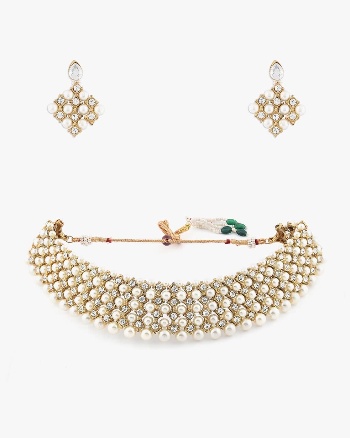 Buy Gold-Toned FashionJewellerySets for Women by ZAVERI PEARLS
